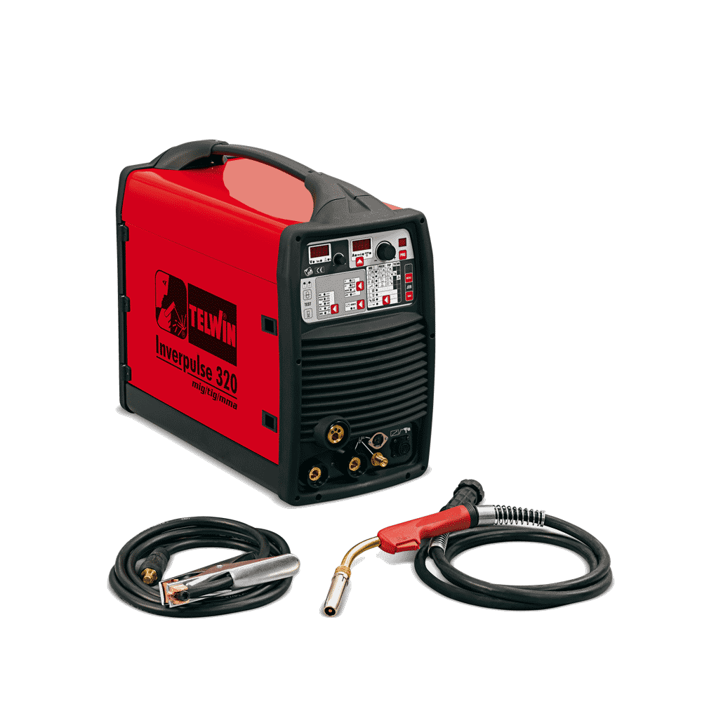 Saldatrice Inverter Telwin Inverpulse 320 MIG/TIG/MMA 400V ACC - 815301