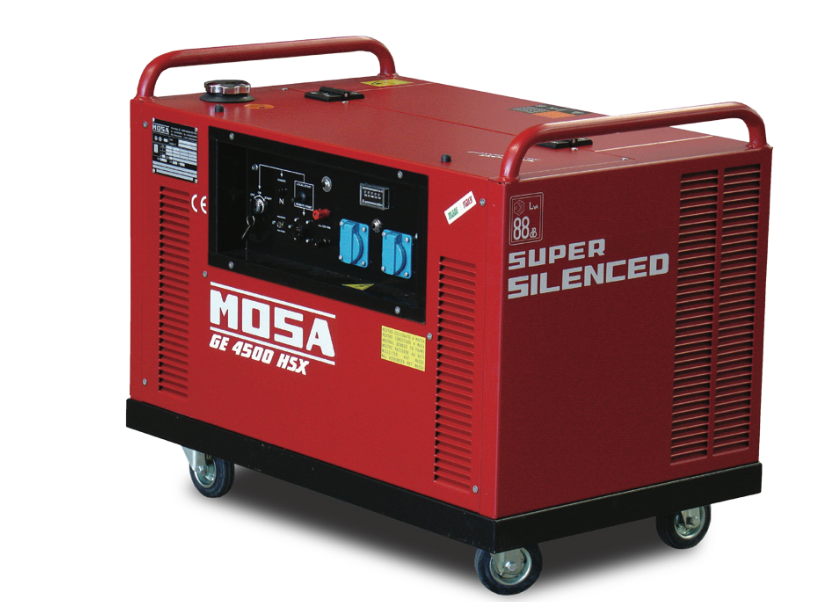 NOLEGGIO Gruppo Elettrogeno A Benzina MOSA GE 4500 HSX SILENZIATO 4.4kW