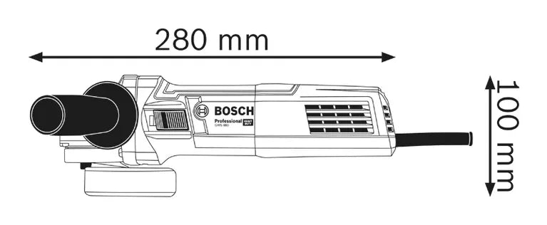 Smerigliatrice Angolare Bosch GWS 880 Professional 125mm 880W