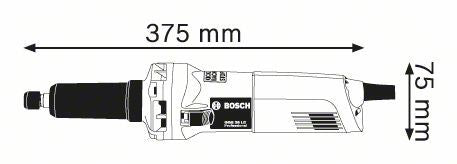 Smerigliatrice Assiale Bosch GGS 28 LC Professional 650W 28.000giri/min