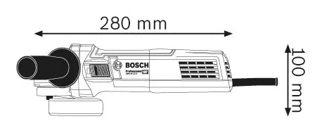 Smerigliatrice angolare Bosch Professional GWS 9-115 S 115m 900W