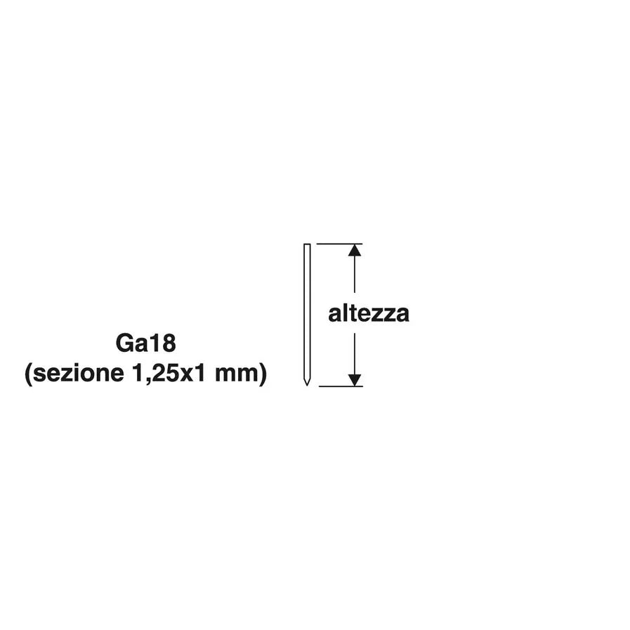 Spilli 14 mm 500PZ x Chiodatrice Puntatrice Pneumatica Valex 1455532