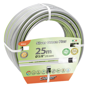 Tubo Per Irrigazione Claber Silver Green Plus Ø 5/8” m 25 - 9062