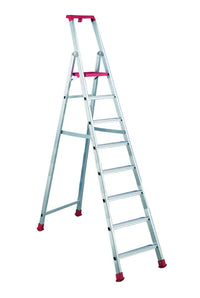 Scala In Alluminio Per Utilizzo Professionale 8 Gradini SVELT MAREA