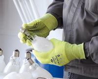 Guanti Da Lavoro Antitaglio In Nitrile Cofra FIBERDOTS G088-D100