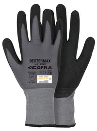 Guanti Da Lavoro In Nitrile Con Fodera Idrorepellente Cofra DEXTERMAX G040-D100