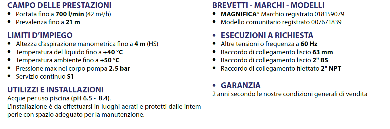Elettropompa Centrifuga Autodescante Per Piscina PEDROLLO MAGNIFICA 2M 43MA021A