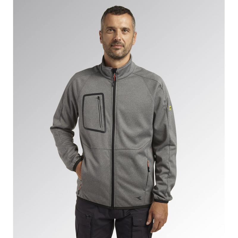 Giacca Diadora BONDED JACKET CROSS STEEL Colore Grigio 178366-C9777 Taglia XL