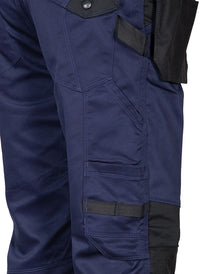 Pantaloni da Lavoro Multitasche Stretch Cofra Kudus V568-1-02 Colore Navy/Nero