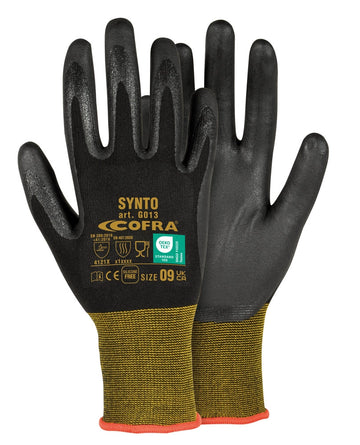 Guanti Da Lavoro In Schiuma Di Nitrile Resistenti All'abrasione Cofra SYNTO G013-D100
