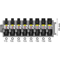 Set Di Bit Inserti Impact Control Torx® 8 Pezzi Bosch 2608522322