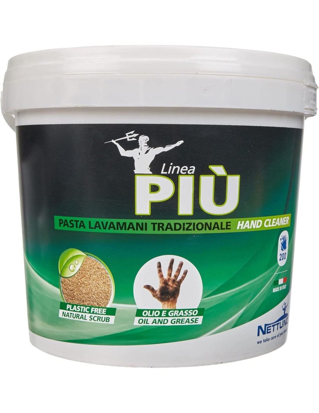 Pasta Lavamani Con Microgranuli Vegetali E Minerali Nettuno Linea Più 5000ml