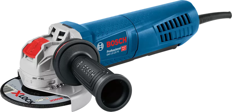 Smerigliatrice Angolare A Filo Bosch Professional GWX 15-125 PS Attacco X-LOCK 1500W