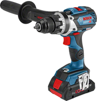 Trapano Avvitatore A Batteria Bosch GSR 18V-110 C Professional + 2 Batterie ProCORE18V 4.0Ah E Caricabatteria In Valigetta L-BOXX 136 - 06019G010A