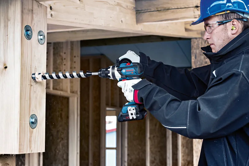 Trapano Avvitatore A Batteria Bosch GSR 18V-110 C Professional + 2 Batterie ProCORE18V 4.0Ah E Caricabatteria In Valigetta L-BOXX 136 - 06019G010A