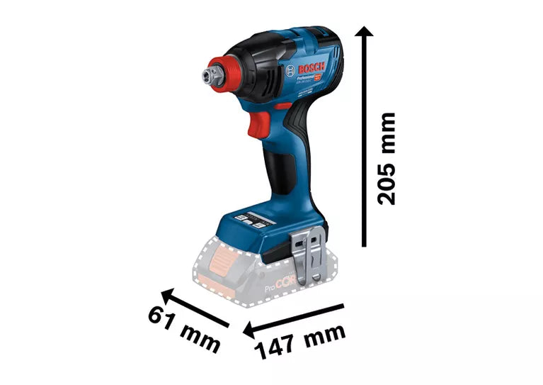 Avvitatore A Massa Battente Bosch GDX 18V-210 C Professional In Valigetta L-BOXX - 06019J0201