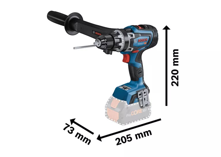 Bosch GSR 18V-150 C BITURBO Cordless Drill Driver in L-BOXX 136 Case - 06019J5002