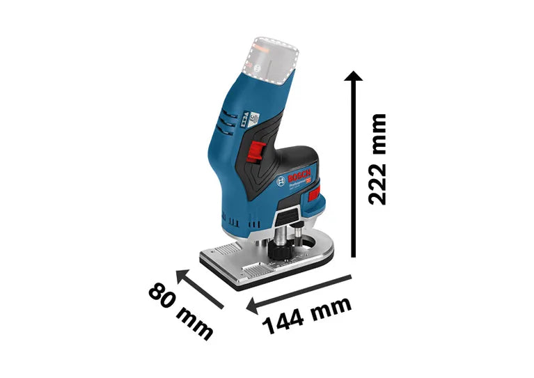 Rifilatore A Batteria Bosch GKF 12V-8 Professional In Valigetta L-BOXX 136 - 06016B0001
