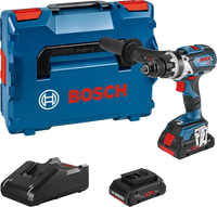 Trapano Avvitatore A Batteria Bosch GSR 18V-110 C Professional + 2 Batterie ProCORE18V 4.0Ah E Caricabatteria In Valigetta L-BOXX 136 - 06019G010A