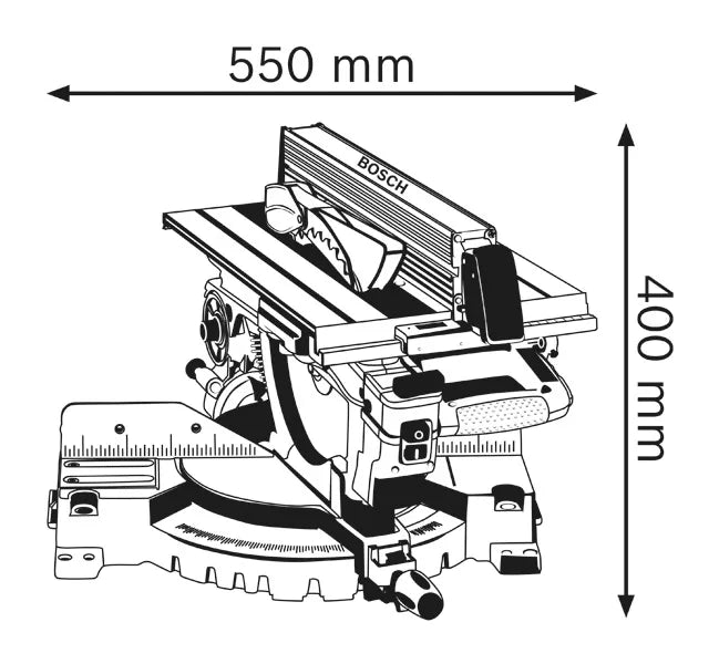 Troncatrice Combinata Bosch GTM 12 JL 305mm 1800W 0601B15001