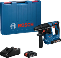 Martello Perforatore Tassellatore A Batteria SDS plus Bosch GBH 18V-18 Professional In Valigetta Con 2x Batterie 2,0 Ah Li-Ion E Caricabatterie- 0611927001