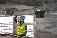 Livella Laser Bosch Expert EXLL18V-120-33CG A 3 Linee Verdi Con Batteria + Caricabatteria In Valigetta L-BOXX - 0601065B00