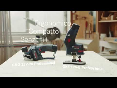 Rifilatore A Batteria Bosch GKF 12V-8 Professional In Valigetta L-BOXX 136 - 06016B0001