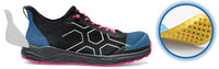 Scarpe Antinfortunistiche Sottozero Elettra Nera/Fucsia SZ555F