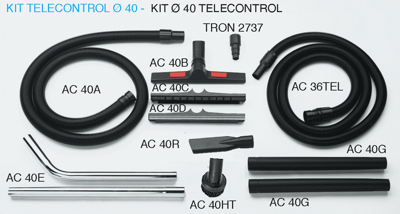 Aspiraliquidi Aspirapolvere Tron TELECONTROL 35 1300W