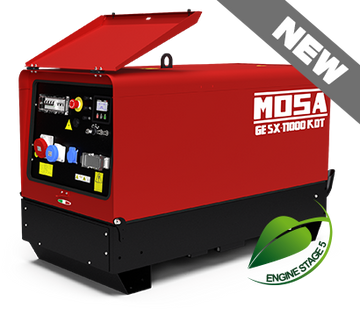 NOLEGGIO Gruppo Elettrogeno Generatore MOSA GE SX-11000 KDT 8.8kW