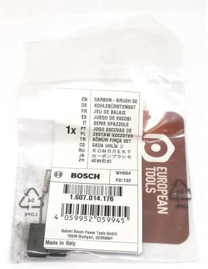 Coppia Di Spazzole In Carbone Carboncini Originali Bosch 1607014176