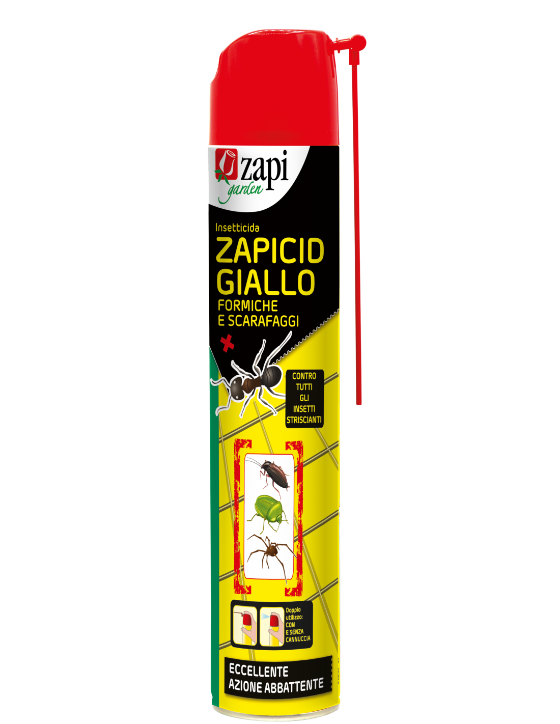Zapicid Giallo Spray Contro Formiche E Scarafaggi 500ml